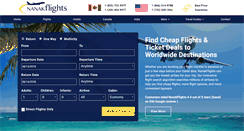 Desktop Screenshot of nanakflights.com