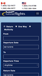 Mobile Screenshot of nanakflights.com